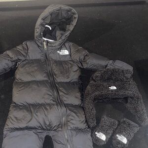 The North Face Black Infant Winter Set